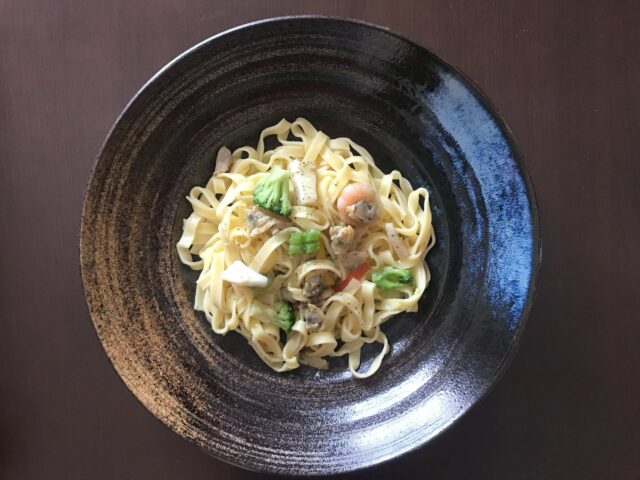 魚屋がパスタ