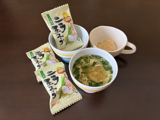 ニラ玉スープ